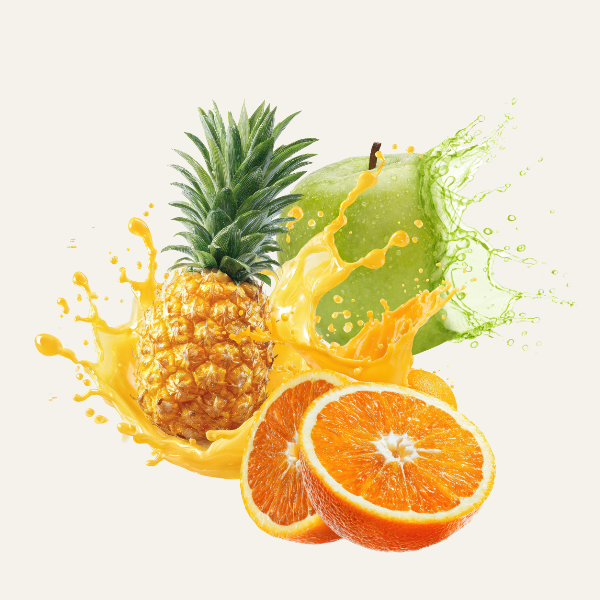 M304. Apple+ Orange+ Pineapple