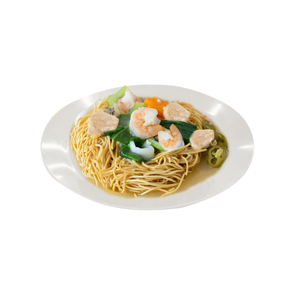 3. Crispy Noodle With Egg Gravy 滑蛋煎生面
